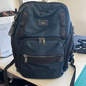 A fantastic Tumi bundle-Alpha Bravo Search Backpack,Carry On and Travel Kit.